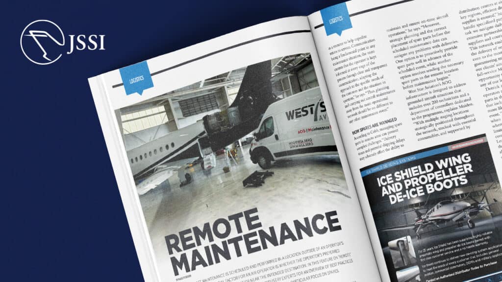 Magazine layout of article from DOM Magazine featuring JSSI.